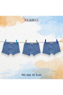 Erkek Çocuk Basic Boxer 3’lü ( 3 Adet Mavi )